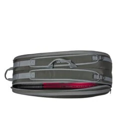 Wilson Tennis-Racketbag Tour (Schlägertasche, 2 Hauptfächer) 2023 Dunkelgrün 6er -Head || Wilson || YONEX Verkaufsgeschäft Wilson WR8022501 Tour 6PK Tasche207 1200x1200 1