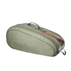 Wilson Tennis-Racketbag (Schlägertasche, 2 Hauptfächer) Team 2023 Dunkelgrün 6er -Head || Wilson || YONEX Verkaufsgeschäft Wilson WR8022701 Team 6PK Heather tasche203 1200x1200 1