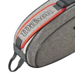 Wilson Tennis-Racketbag (Schlägertasche, 1 Hauptfach) Team 2023 Grau 3er -Head || Wilson || YONEX Verkaufsgeschäft Wilson WR8022801 Team 3PK HeatherGrey Tasche204 1200x1200 1