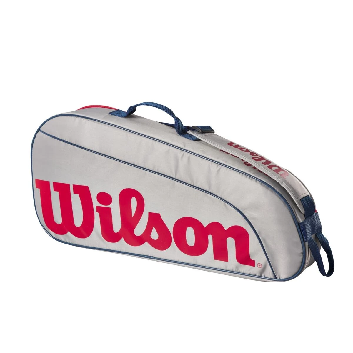 Wilson Tennis-Racketbag Kinder/Junior (Schlägertasche, 1 Hauptfach) 2023 Grau 3er 3 Wilson Tennis-Racketbag Kinder/Junior (Schlägertasche, 1 Hauptfach) 2023 Grau 3er – Bild 3