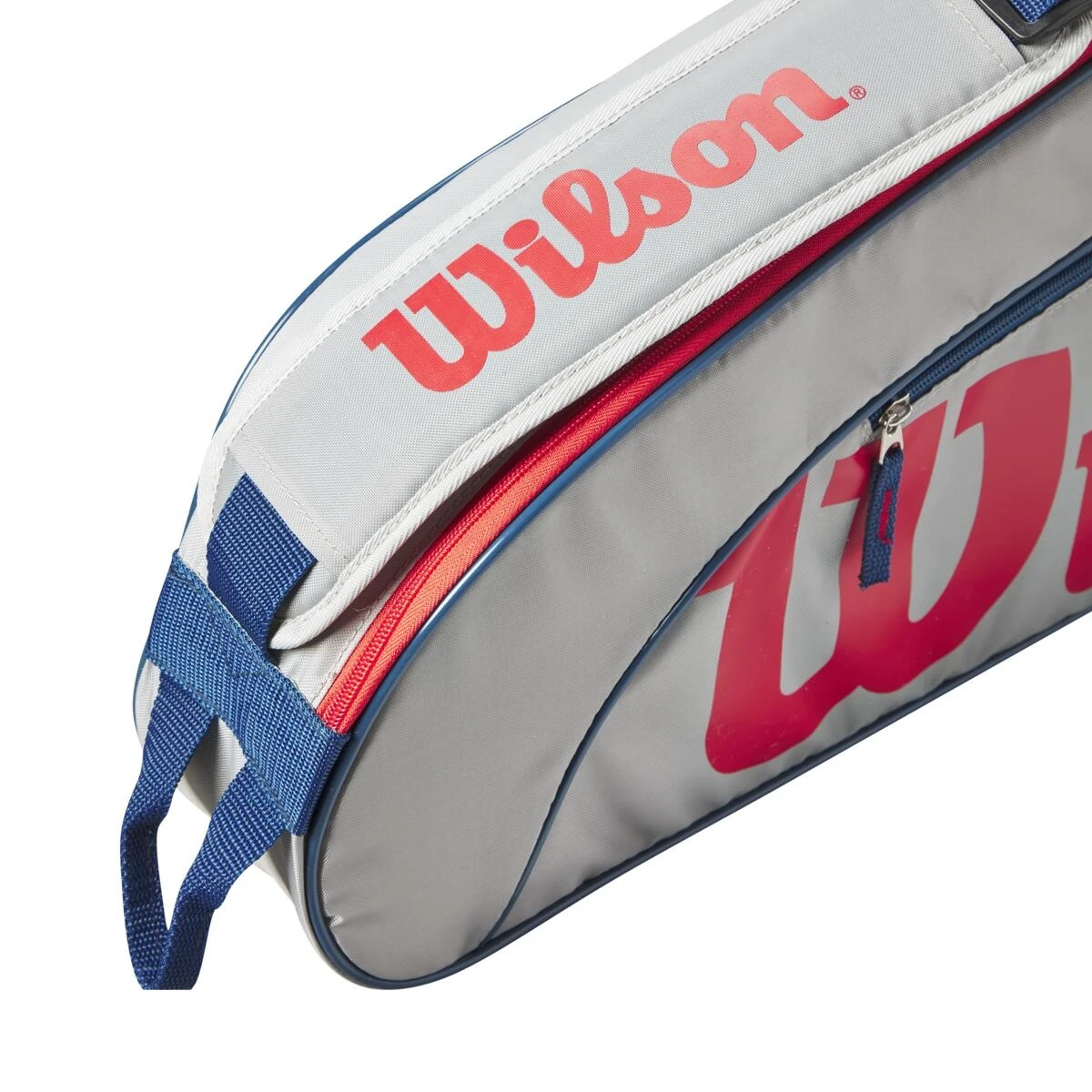 Wilson Tennis-Racketbag Kinder/Junior (Schlägertasche, 1 Hauptfach) 2023 Grau 3er 5 Wilson Tennis-Racketbag Kinder/Junior (Schlägertasche, 1 Hauptfach) 2023 Grau 3er – Bild 5