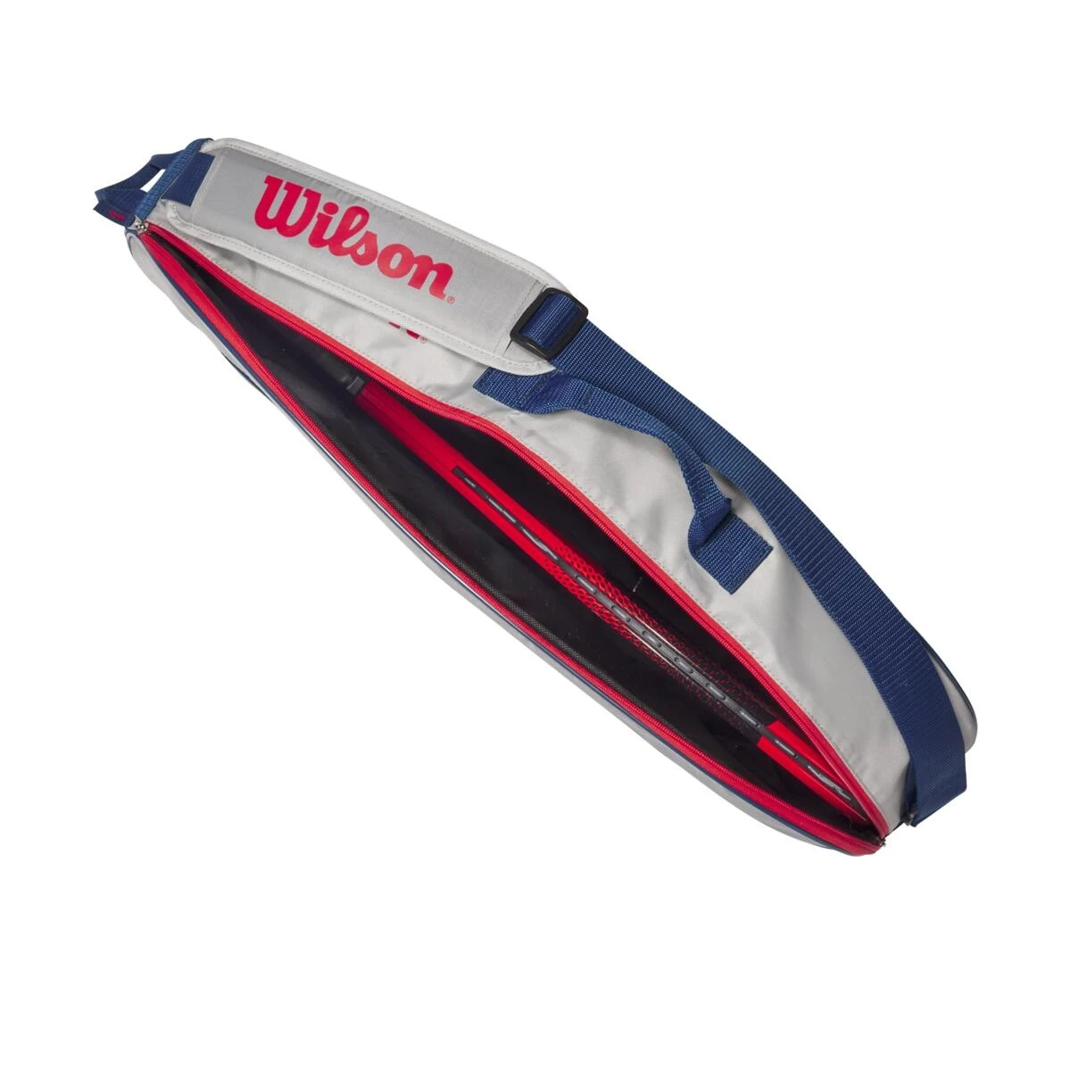 Wilson Tennis-Racketbag Kinder/Junior (Schlägertasche, 1 Hauptfach) 2023 Grau 3er 6 Wilson Tennis-Racketbag Kinder/Junior (Schlägertasche, 1 Hauptfach) 2023 Grau 3er – Bild 6