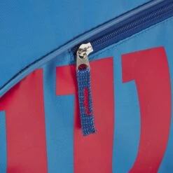 Wilson Tennis-Racketbag Kinder/Junior (Schlägertasche, 1 Hauptfach) 2023 Blau 3er -Head || Wilson || YONEX Verkaufsgeschäft Wilson WR8023902 3PK Tasche206 1200x1200 1