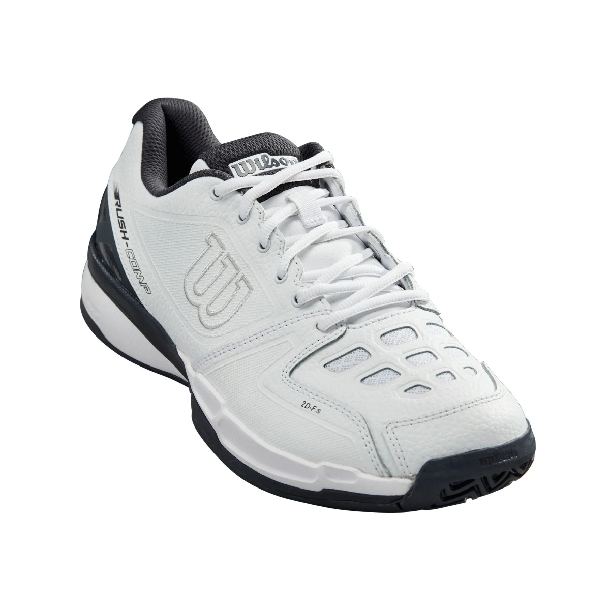 Wilson Tennisschuhe Rush Comp Leder Allcourt (Stabil) Weiss Herren 1 Wilson Tennisschuhe Rush Comp Leder Allcourt (Stabil) Weiss Herren