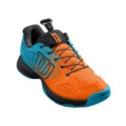 Wilson Tennisschuhe Kaos Bela QL (Quicklace) Allcourt Orange/blau Kinder