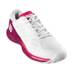 Wilson Tennisschuhe Rush Pro Ace Allcourt 2023 Weiss/pink Kinder