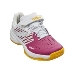 Wilson Tennisschuhe Kaos 2.0 Klett Allcourt Pink/weiss Kleinkinder