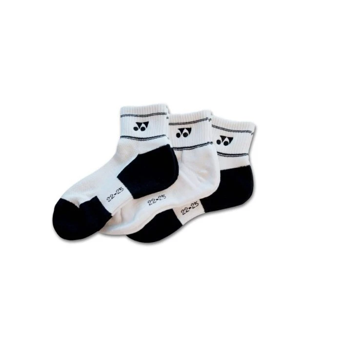 Yonex Sportsocken Ankle Indoor Weiss/schwarz Herren - 3 Paar 2 Yonex Sportsocken Ankle Indoor Weiss/schwarz Herren - 3 Paar – Bild 2