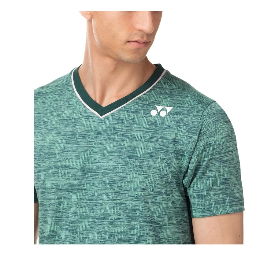 Yonex Tennis-Tshirt Crew Neck French Open #22 Grün Herren 3 Yonex Tennis-Tshirt Crew Neck French Open #22 Grün Herren – Bild 3