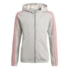 ADIDAS PERFORMANCE Adidas Kapuzenjacke Hoodie Fullzip Classic Grau/rosa Mädchen