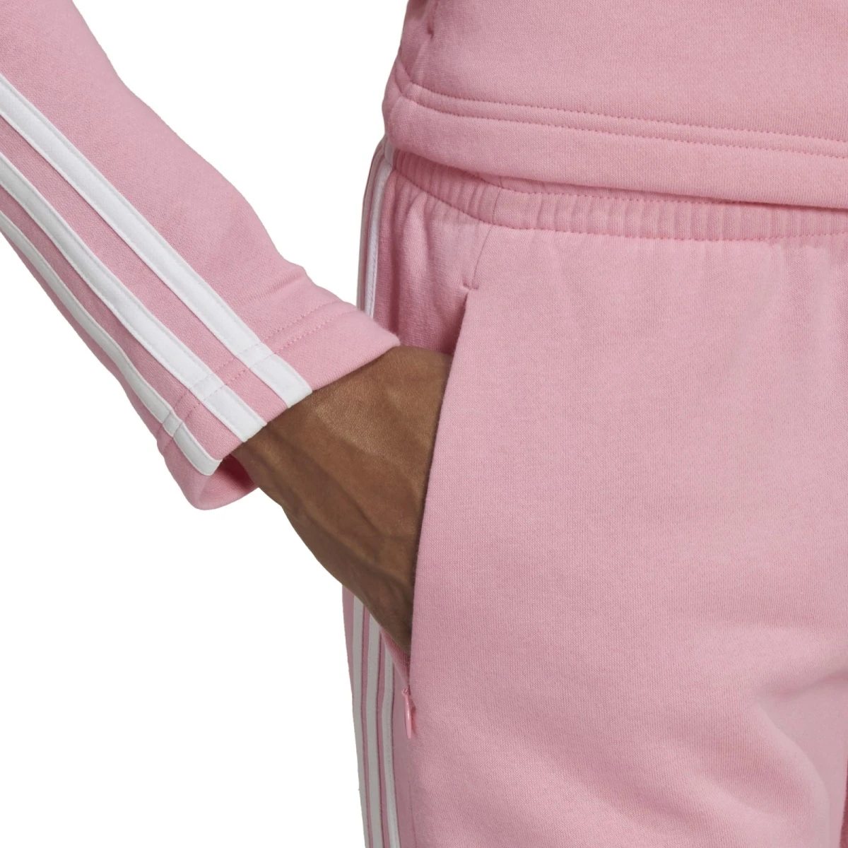ADIDAS PERFORMANCE Adidas Trainingsanzug Sportswear Energize (weiches Fleece) Pink Damen 2 ADIDAS PERFORMANCE Adidas Trainingsanzug Sportswear Energize (weiches Fleece) Pink Damen – Bild 2
