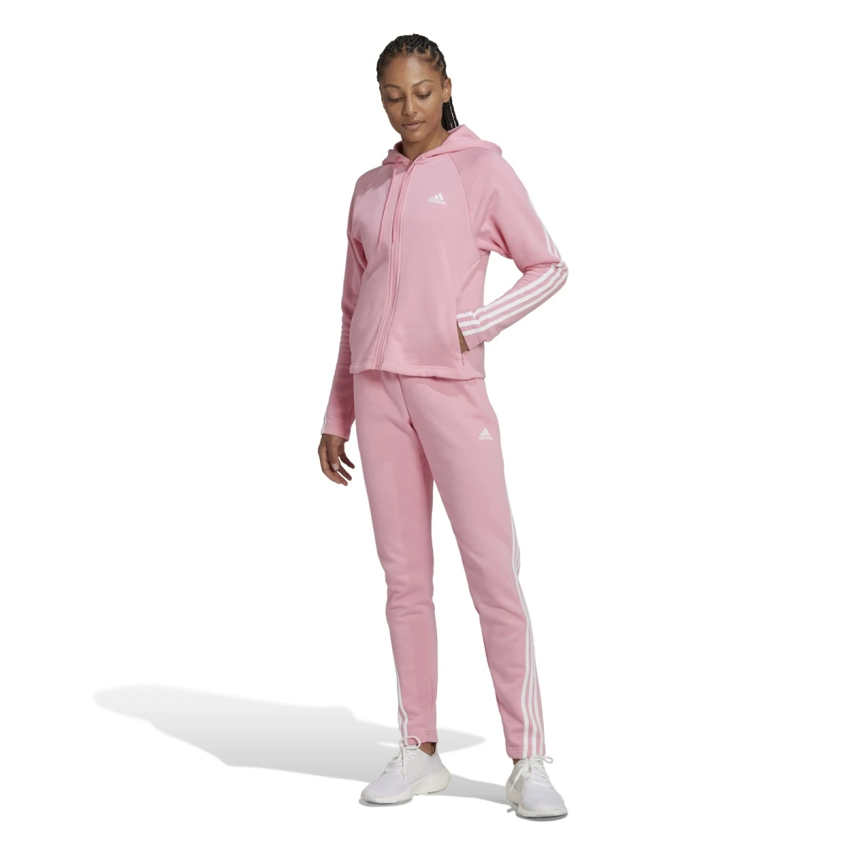 ADIDAS PERFORMANCE Adidas Trainingsanzug Sportswear Energize (weiches Fleece) Pink Damen 6 ADIDAS PERFORMANCE Adidas Trainingsanzug Sportswear Energize (weiches Fleece) Pink Damen – Bild 6