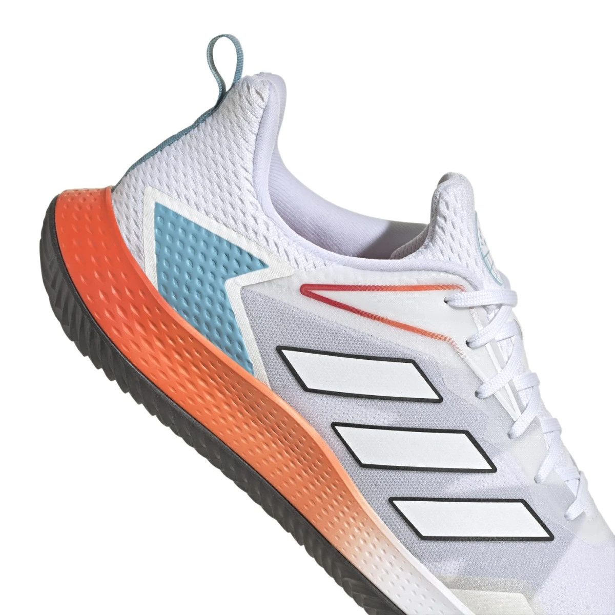 ADIDAS PERFORMANCE Adidas Tennisschuhe Defiant Speed Clay/Sandplatz 2023 Weiss Herren 8 ADIDAS PERFORMANCE Adidas Tennisschuhe Defiant Speed Clay/Sandplatz 2023 Weiss Herren – Bild 8