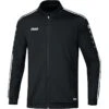 JAKO Trainingsjacke Striker 2.0 (100% Shiny-Polyester-Tricot) Schwarz/weiss Kinder