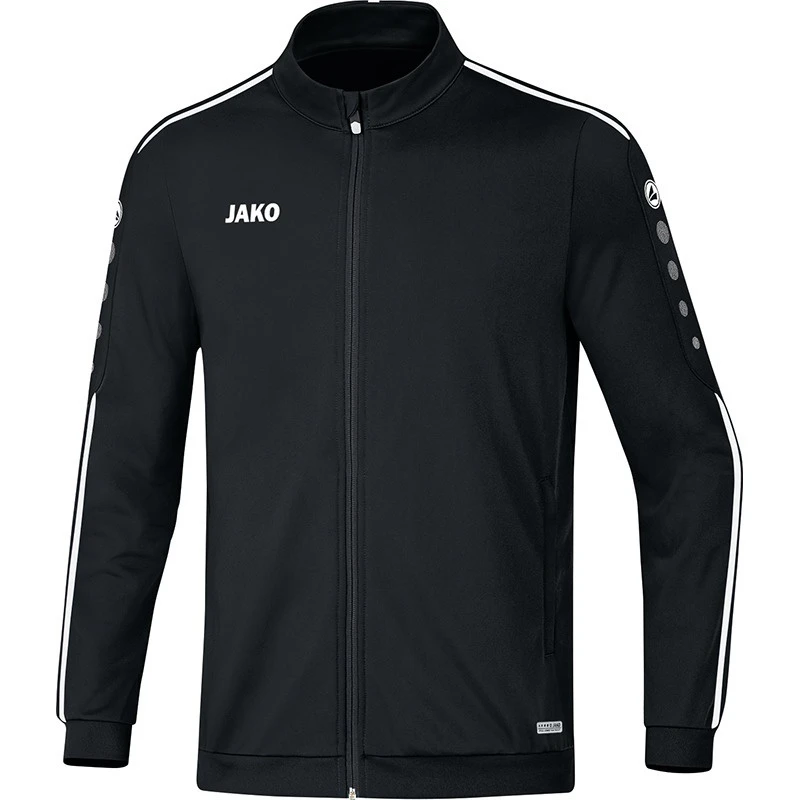 JAKO Trainingsjacke Striker 2.0 (100% Shiny-Polyester-Tricot) Schwarz/weiss Kinder 1 JAKO Trainingsjacke Striker 2.0 (100% Shiny-Polyester-Tricot) Schwarz/weiss Kinder